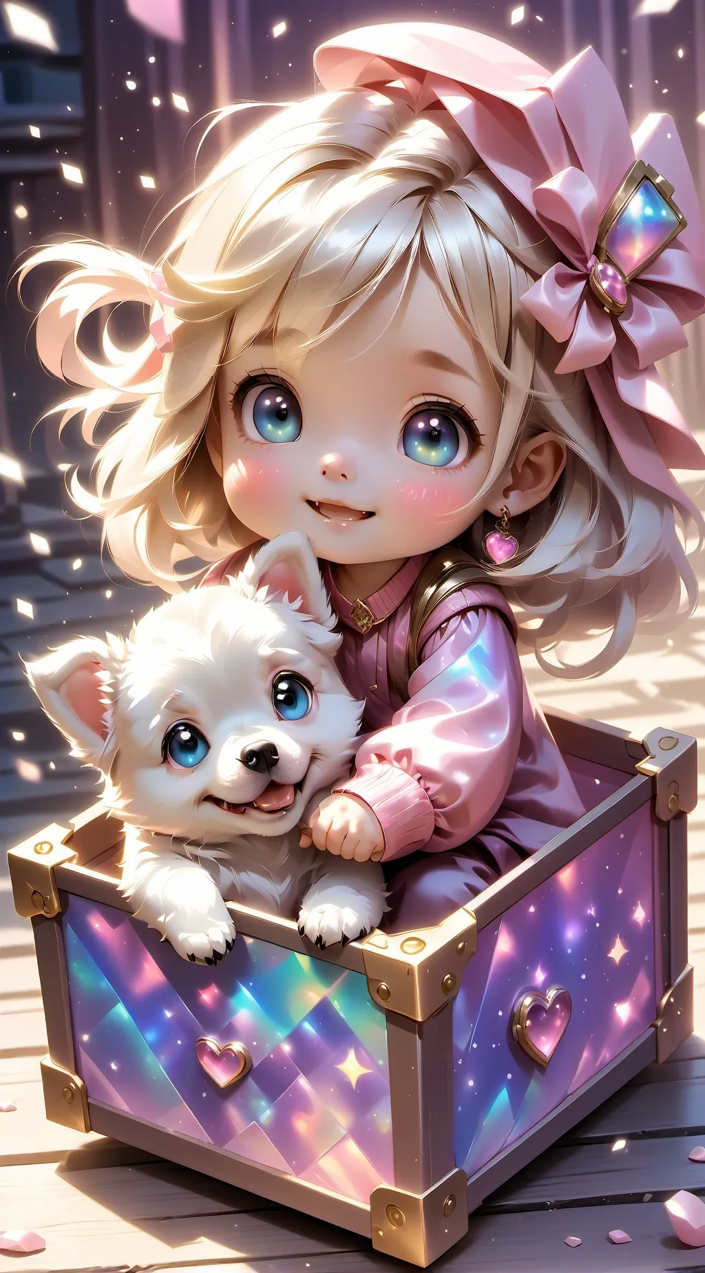 ai character: Abandoned girl background