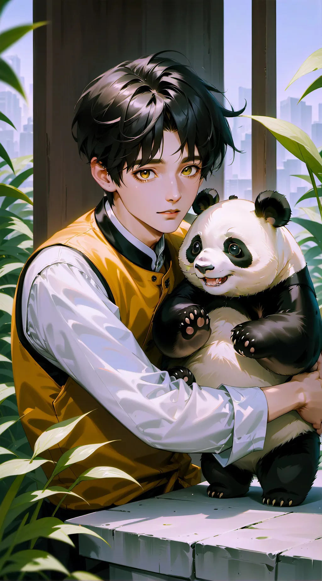 ai character: Yukio  background