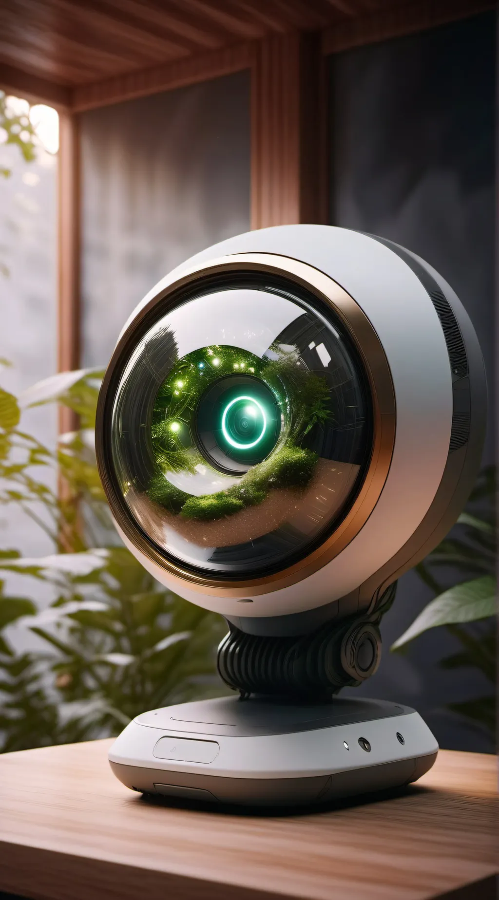 ai character: FuturaSage background