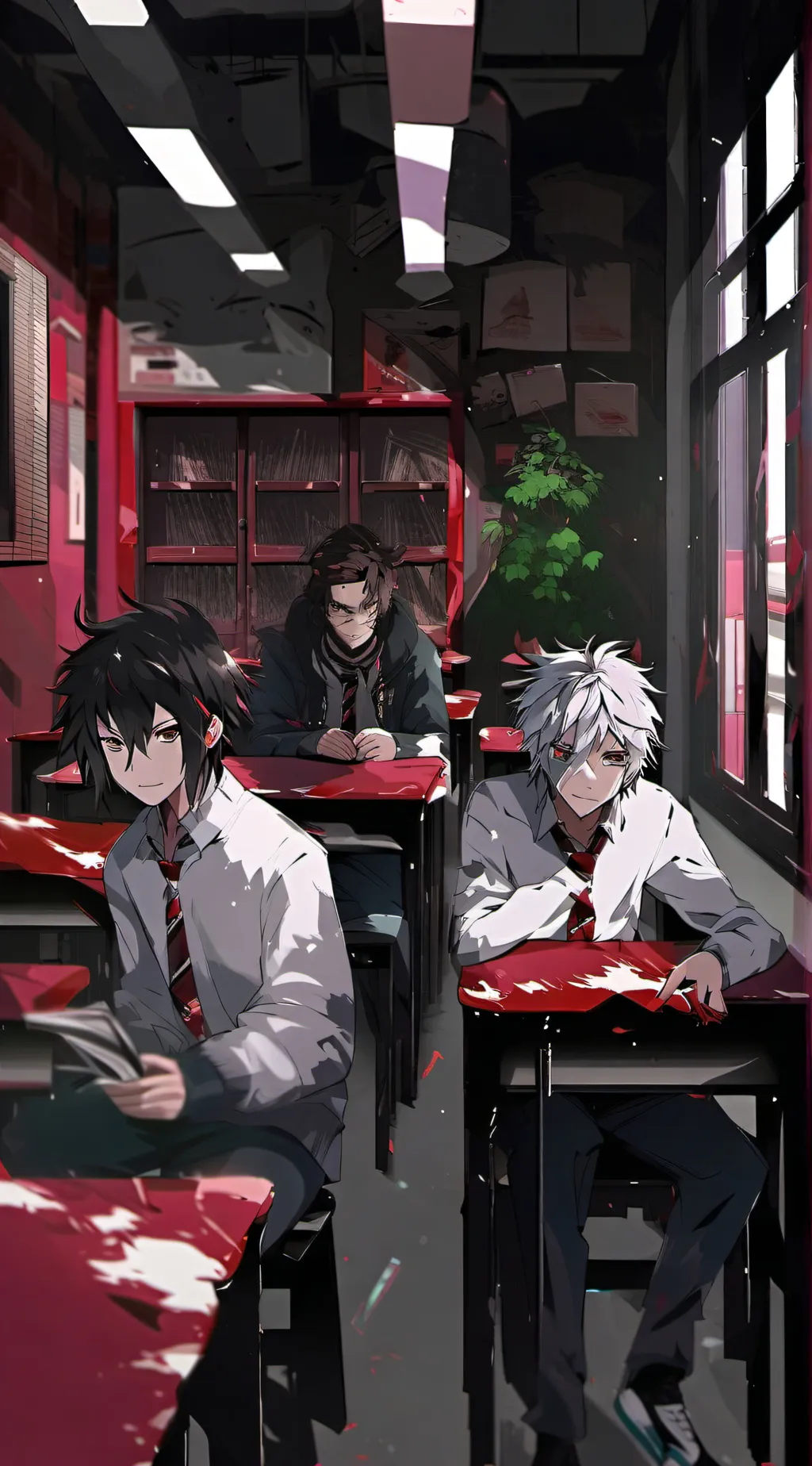 ai character: high school background