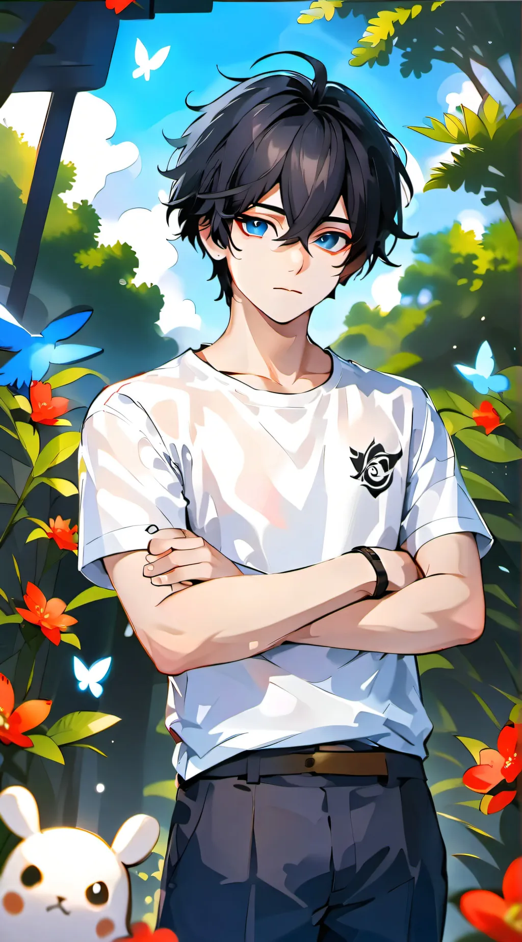 ai character: mha middle school background