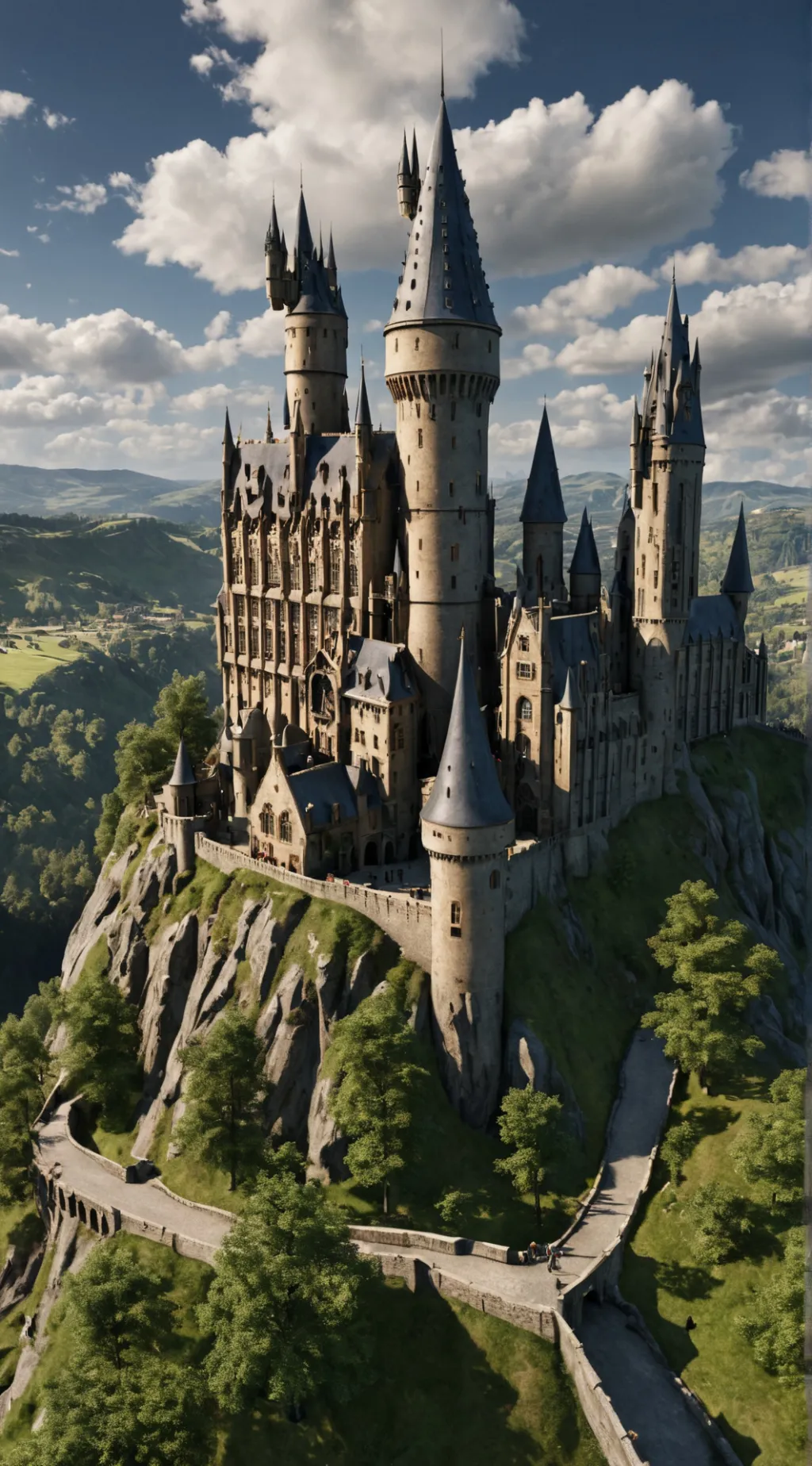 ai character: HOGWARTS YAAAA background