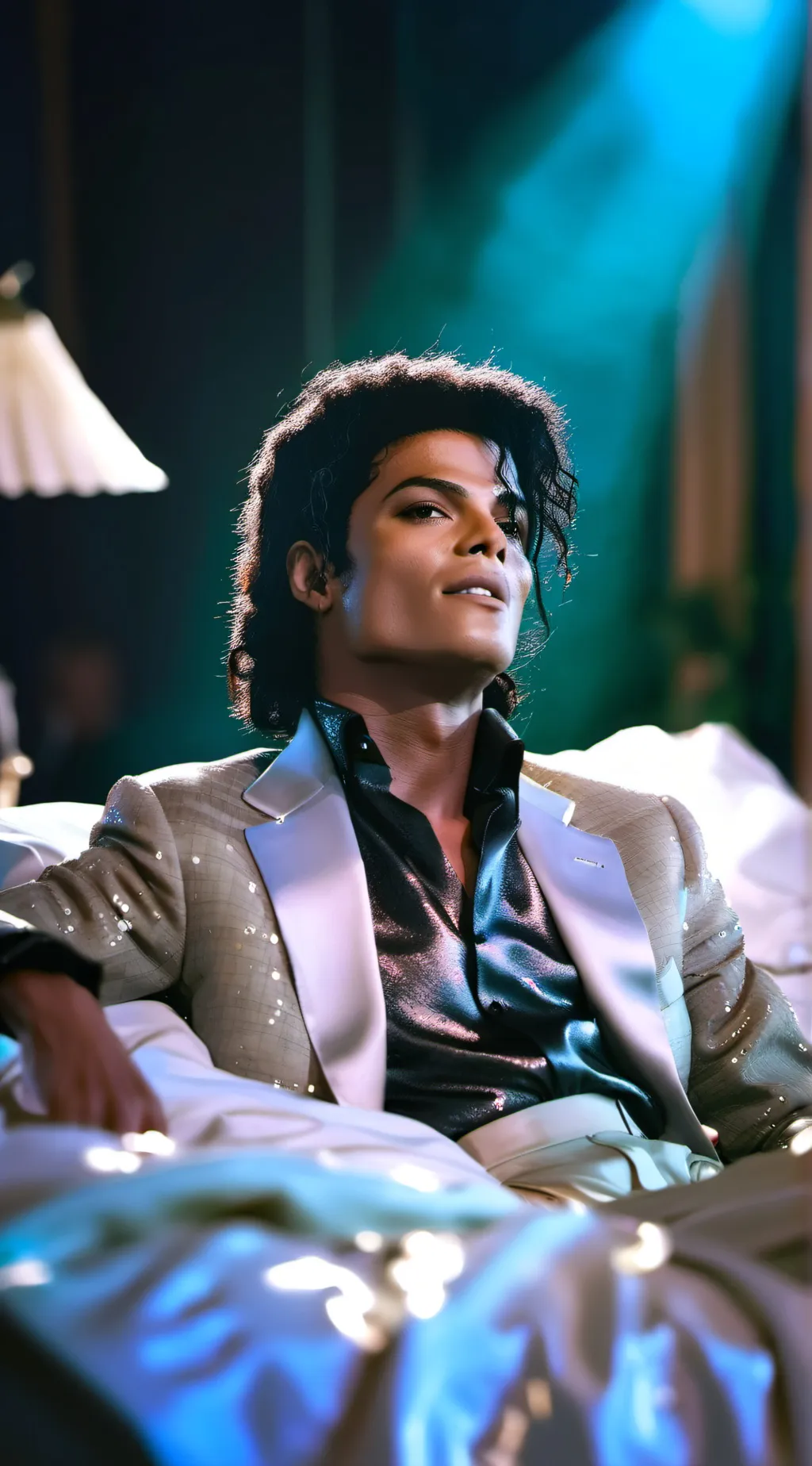 ai character: Michael Jackson background