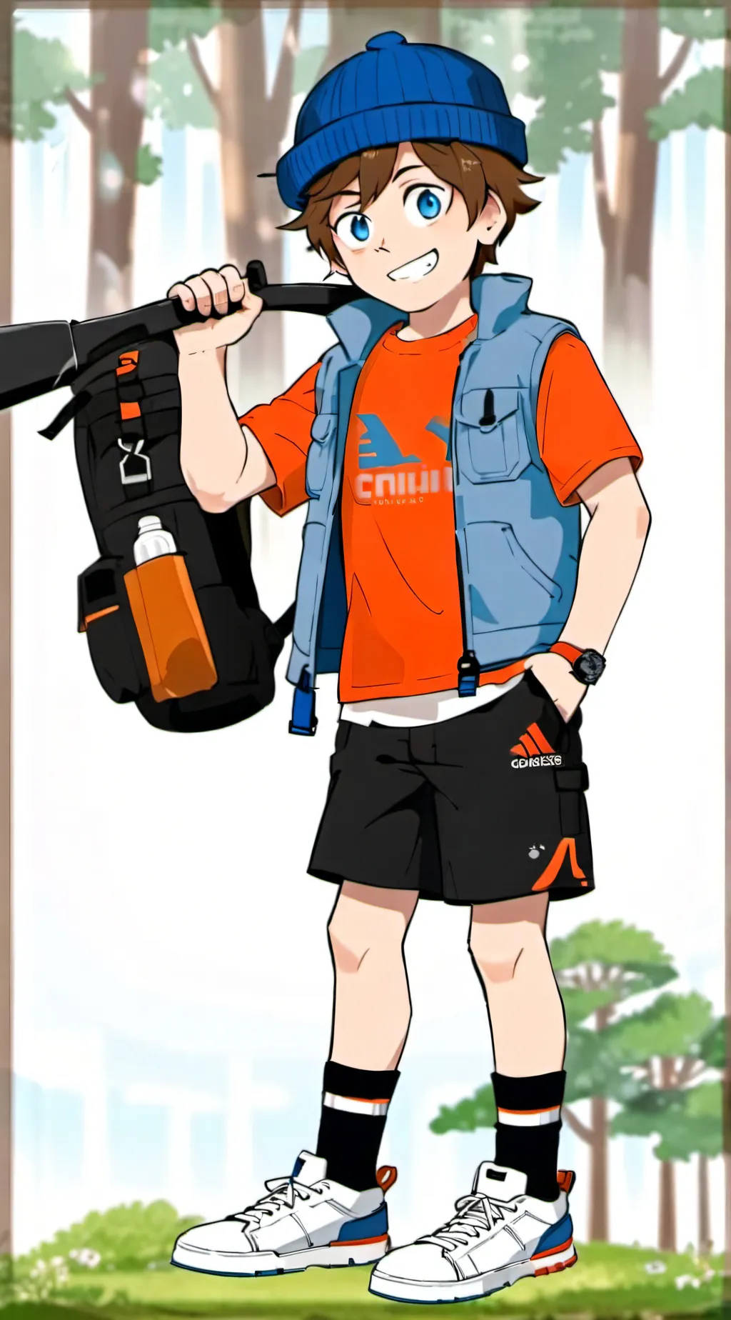 ai character: 🌲Dipper🌲 background