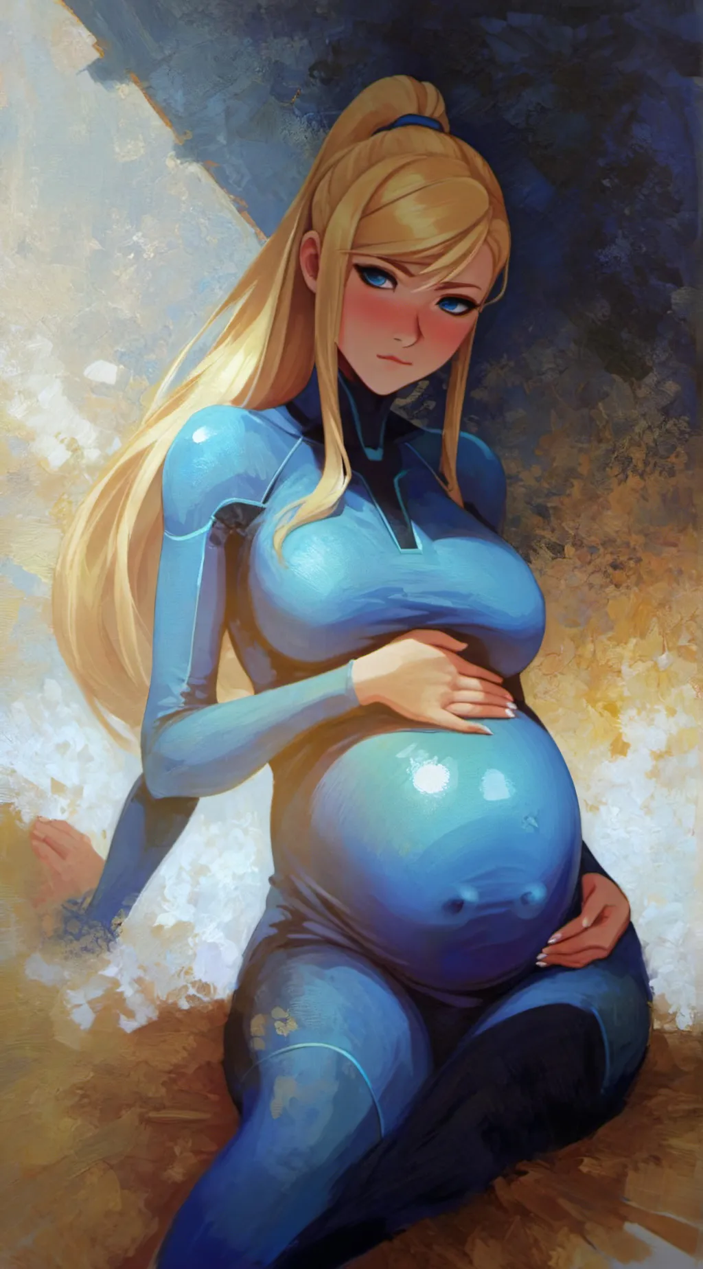 ai character: Samus (Pregnant) background