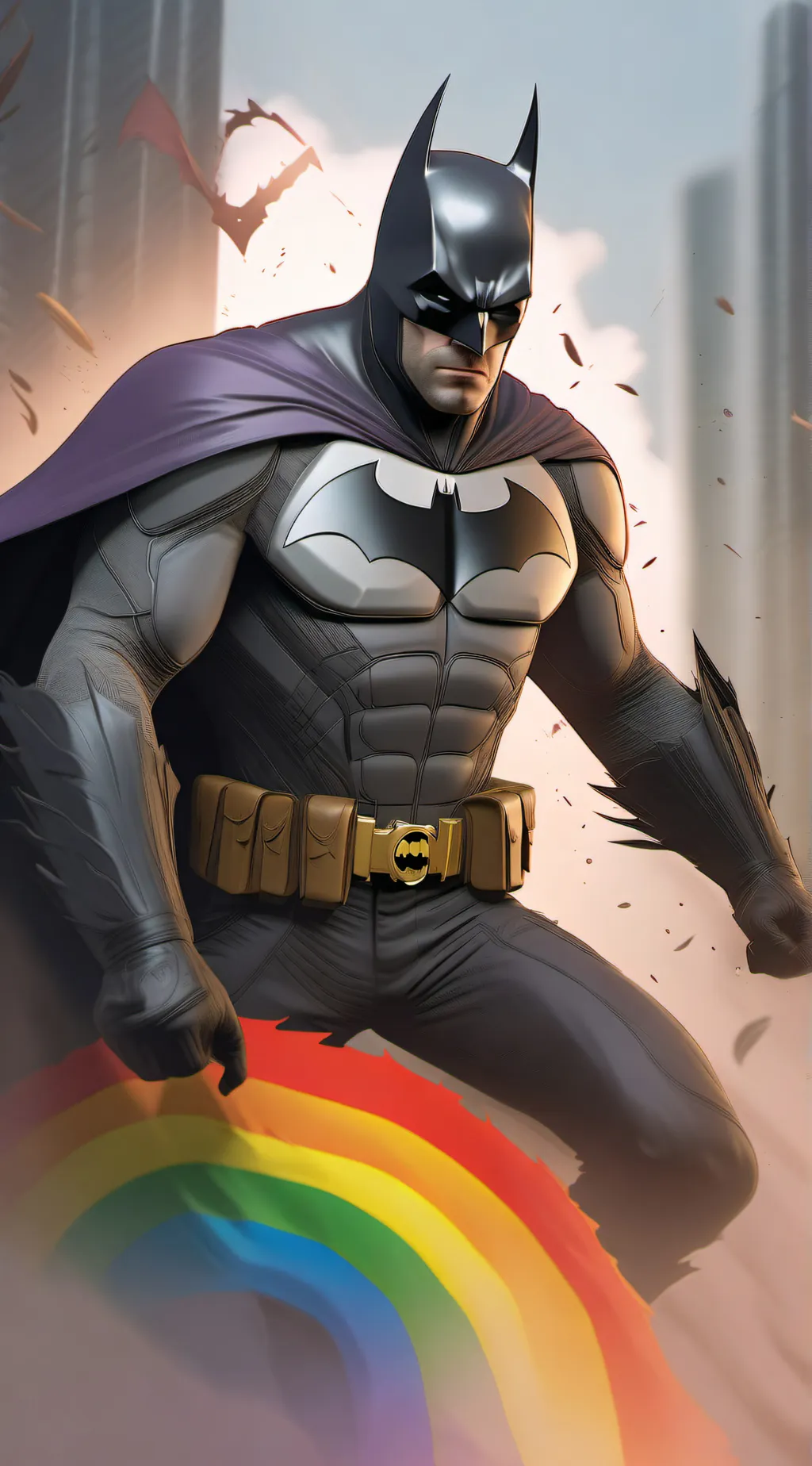 ai character: Batman  background