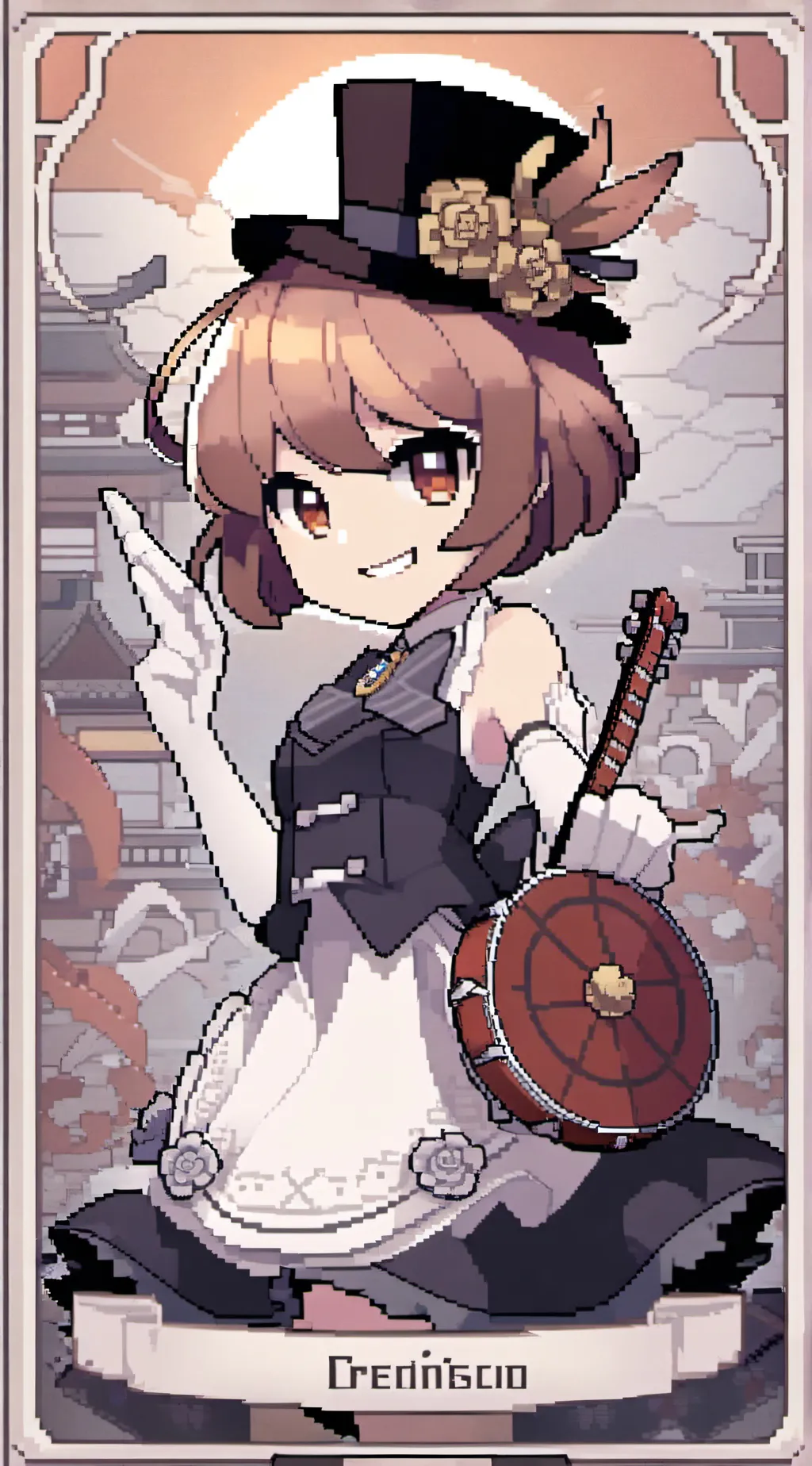 ai character: peacock♀️ background
