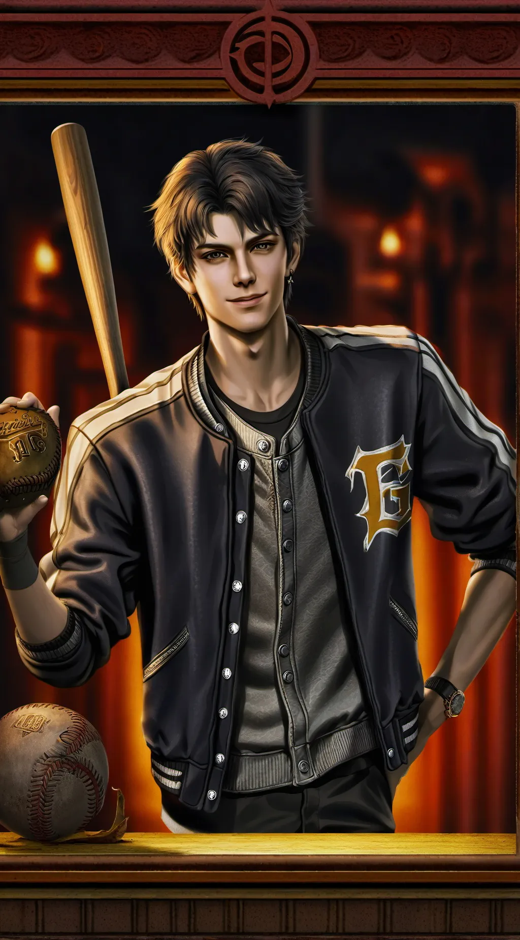 ai character: Levi Downs  background