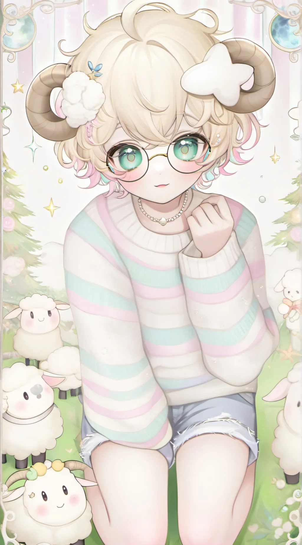 ai character: ~🍄Nicky Moon🍄~ background