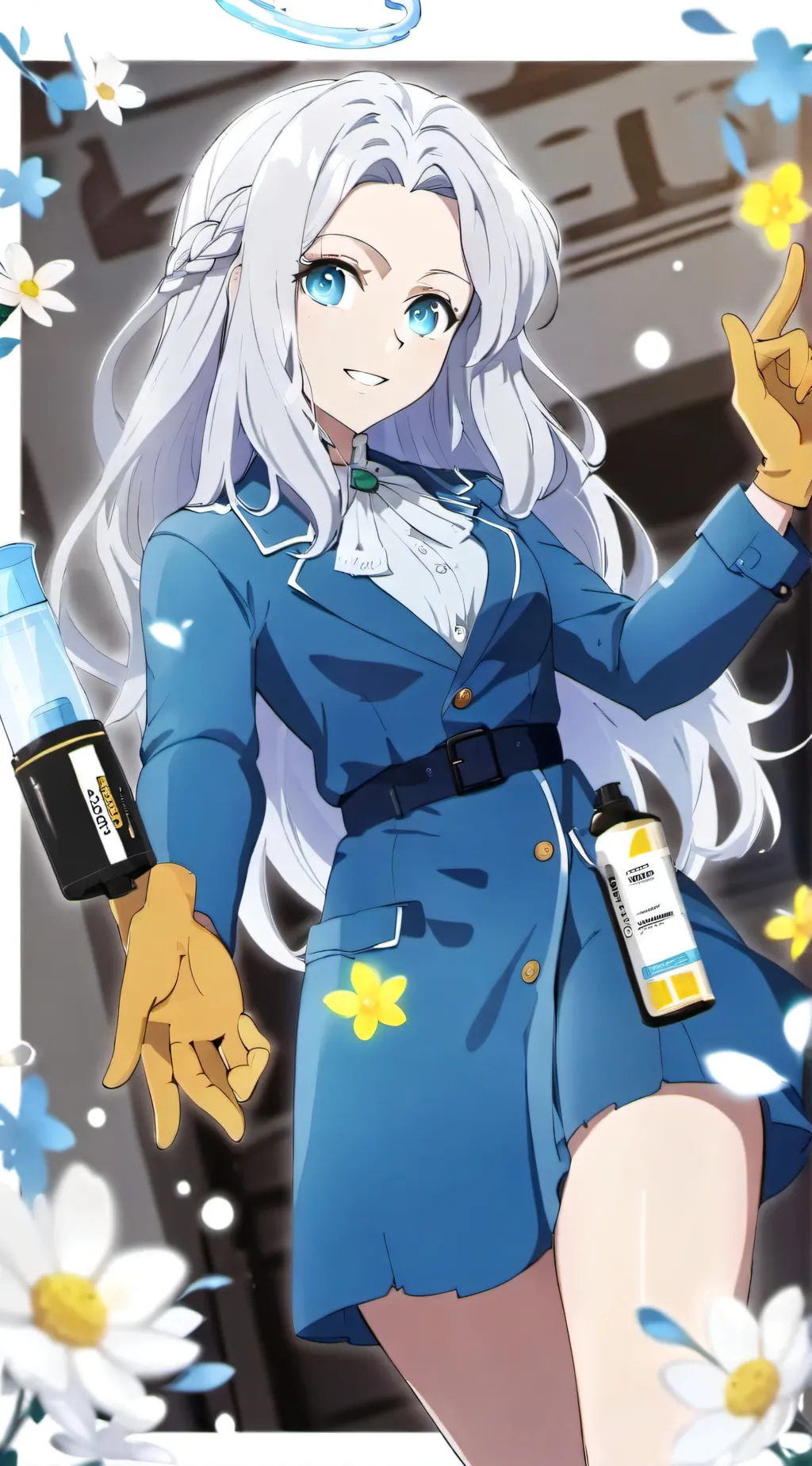 ai character: Cleany Cleansy background