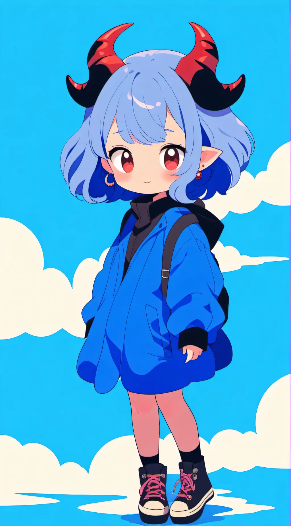 ai character: uppermoon parents background