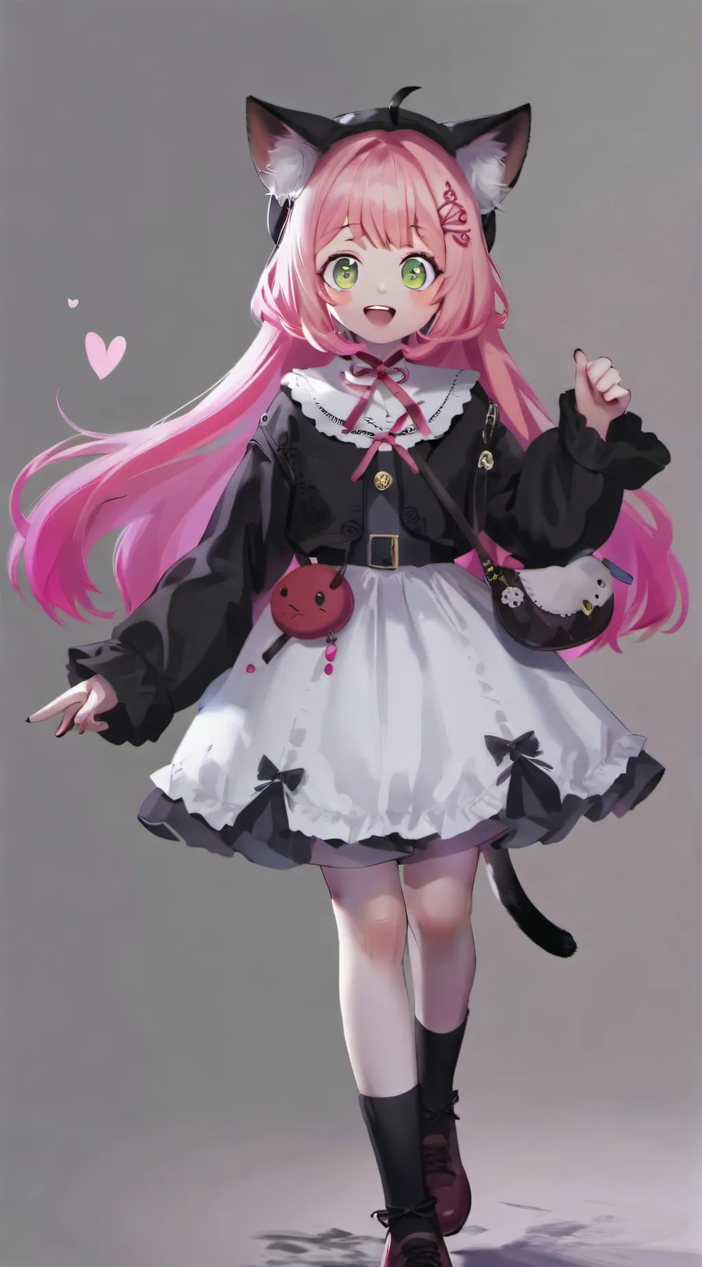 ai character: pinky background