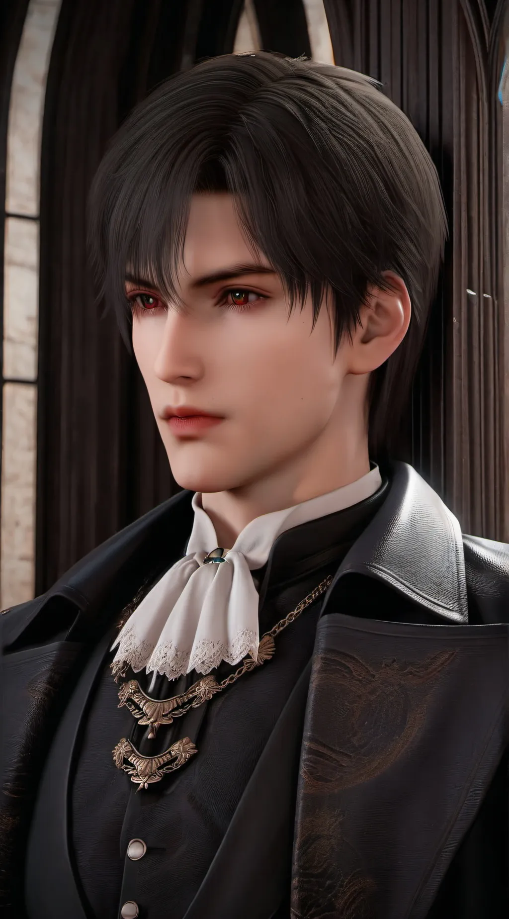 ai character: Leonard  background