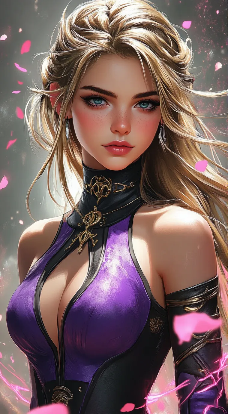 ai character: Aurora background