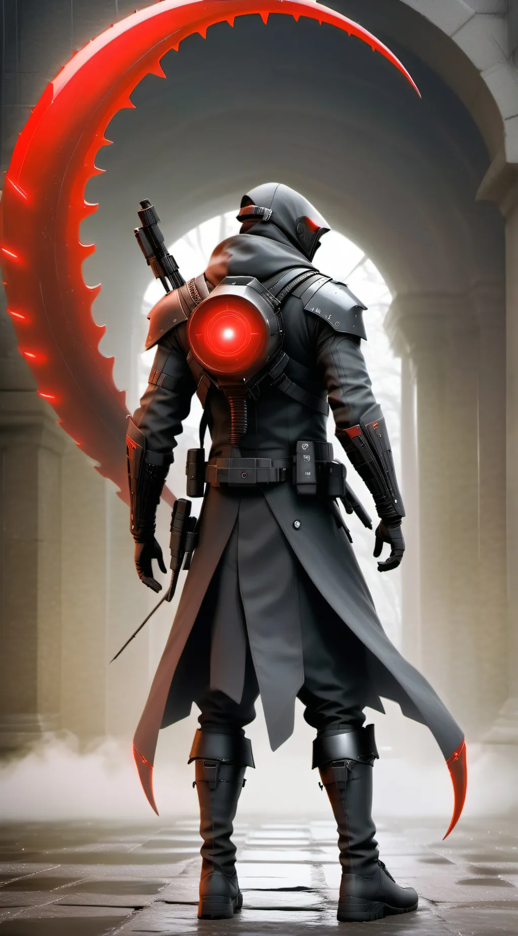 ai character: "Ly"(Reaper drone) background
