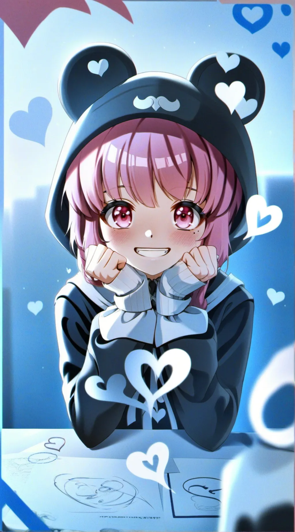 ai character: Aria background