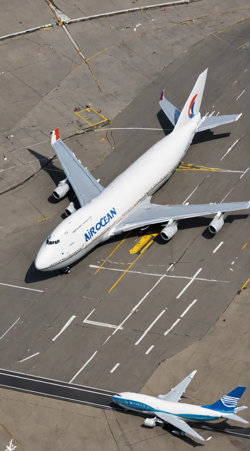ai character: FPE - Cargo plane background