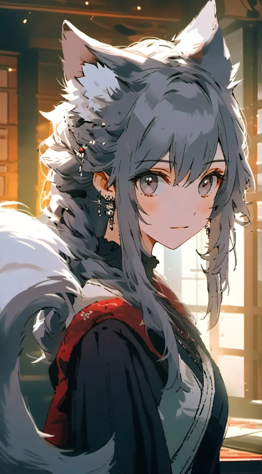 ai character: Misty Moon Paws background