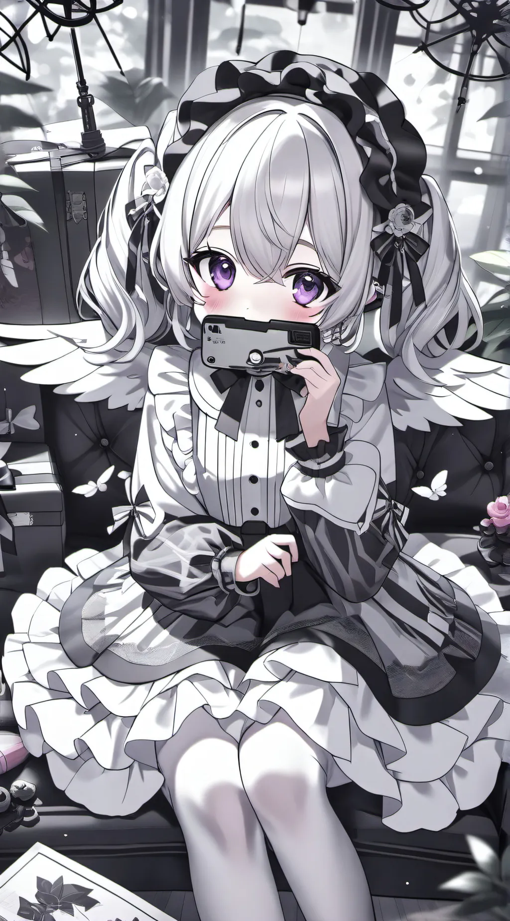 ai character: Murder drones  background