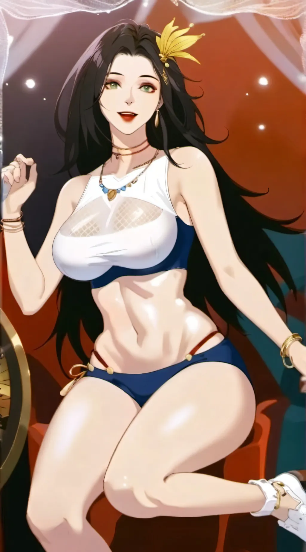 ai character: Sylvia  background