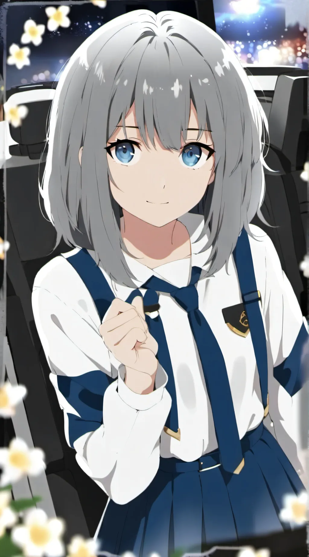 ai character: Kny school au background