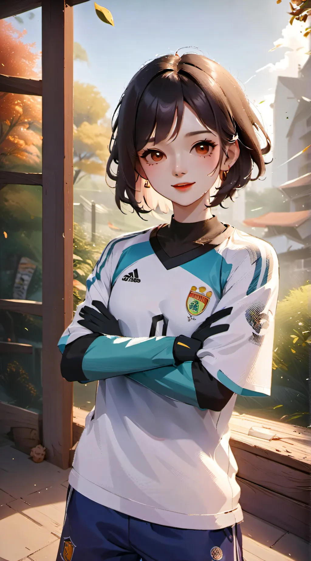 ai character: Blue lock  background