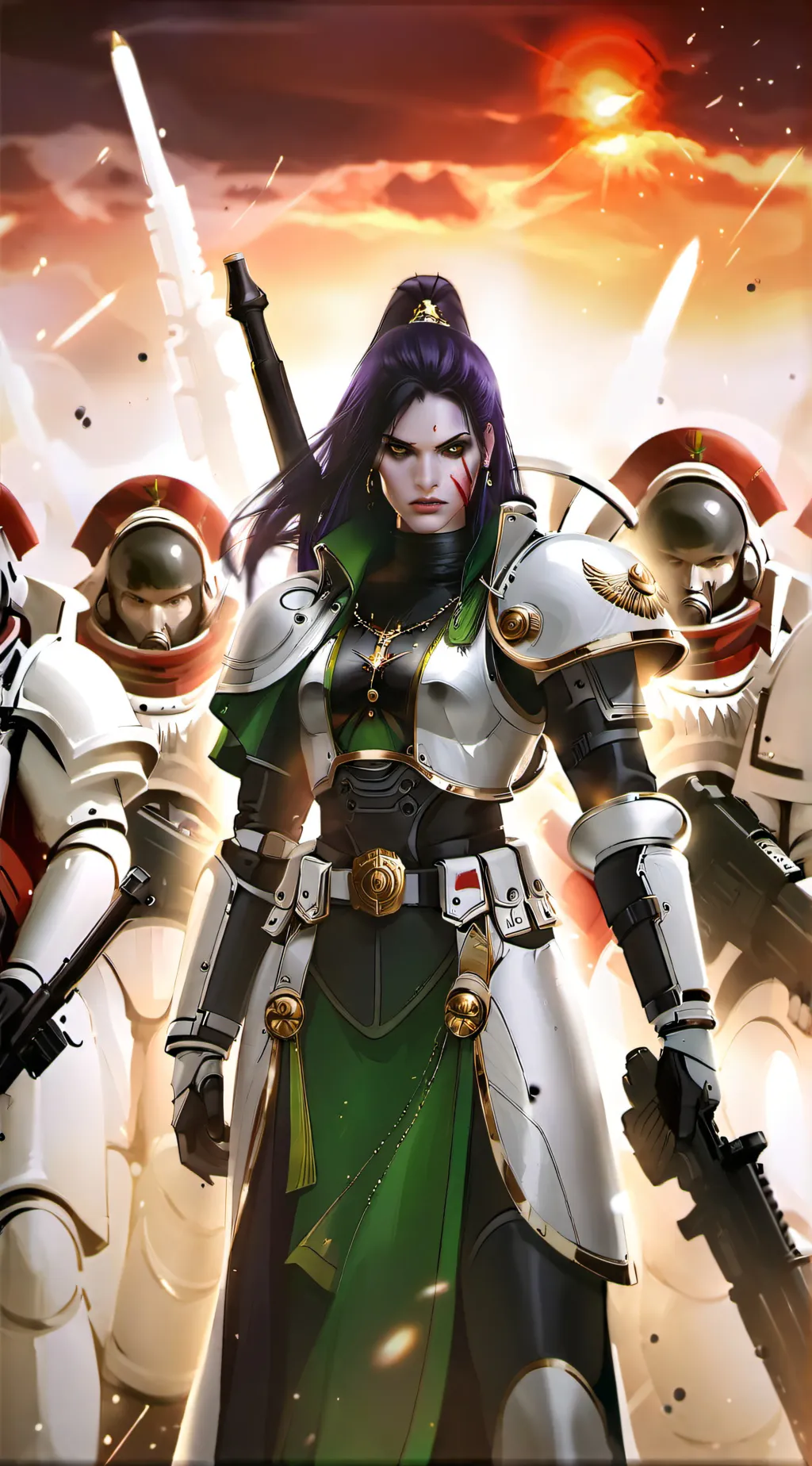 ai character: Celestial  background