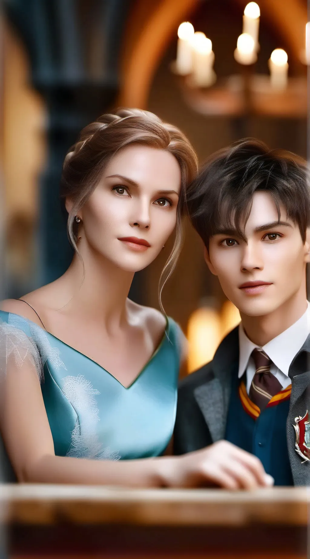 ai character: Hogwarts  background