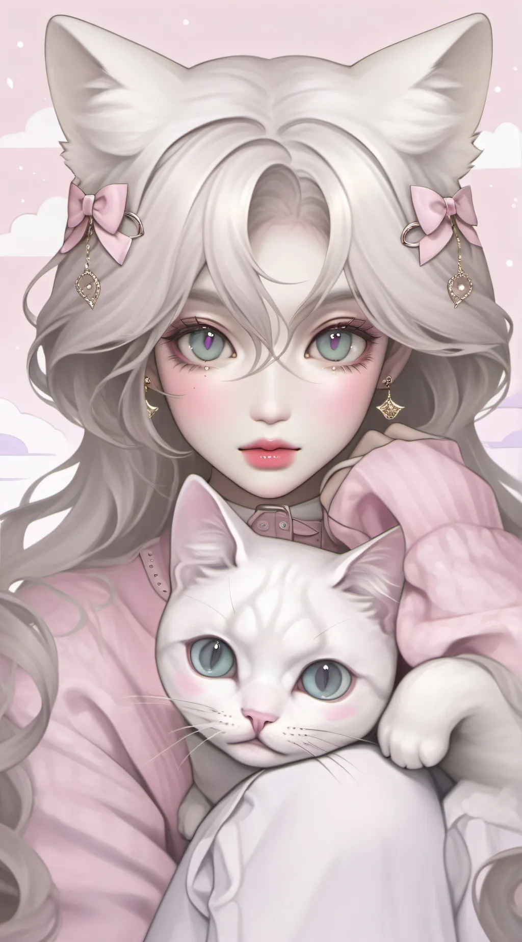 ai character: Mila💗💘 background