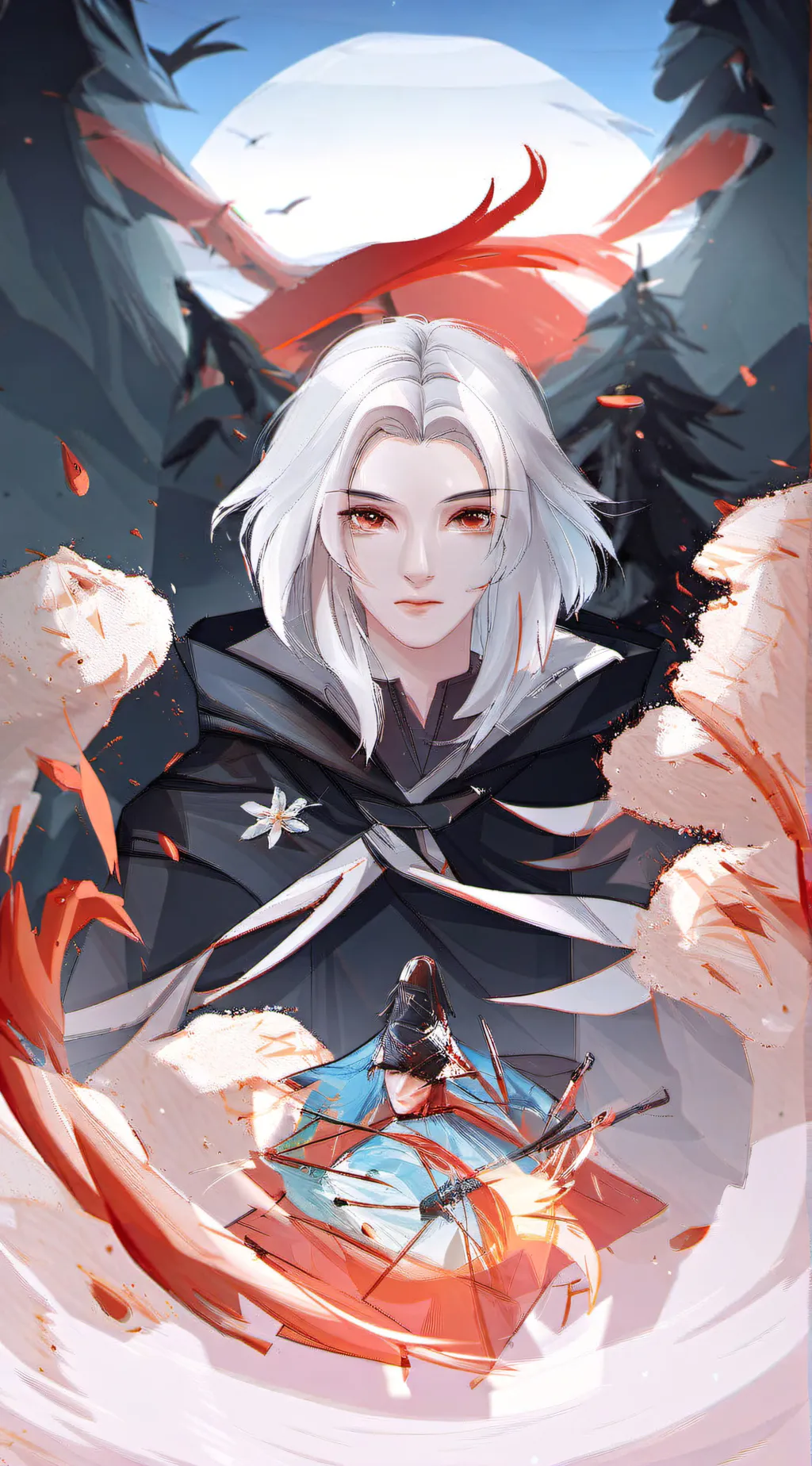 ai character: Rose background