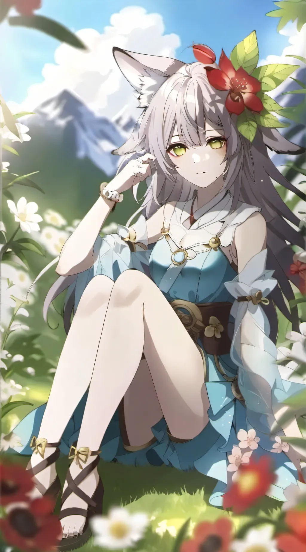 ai character: chikiri bai bai background