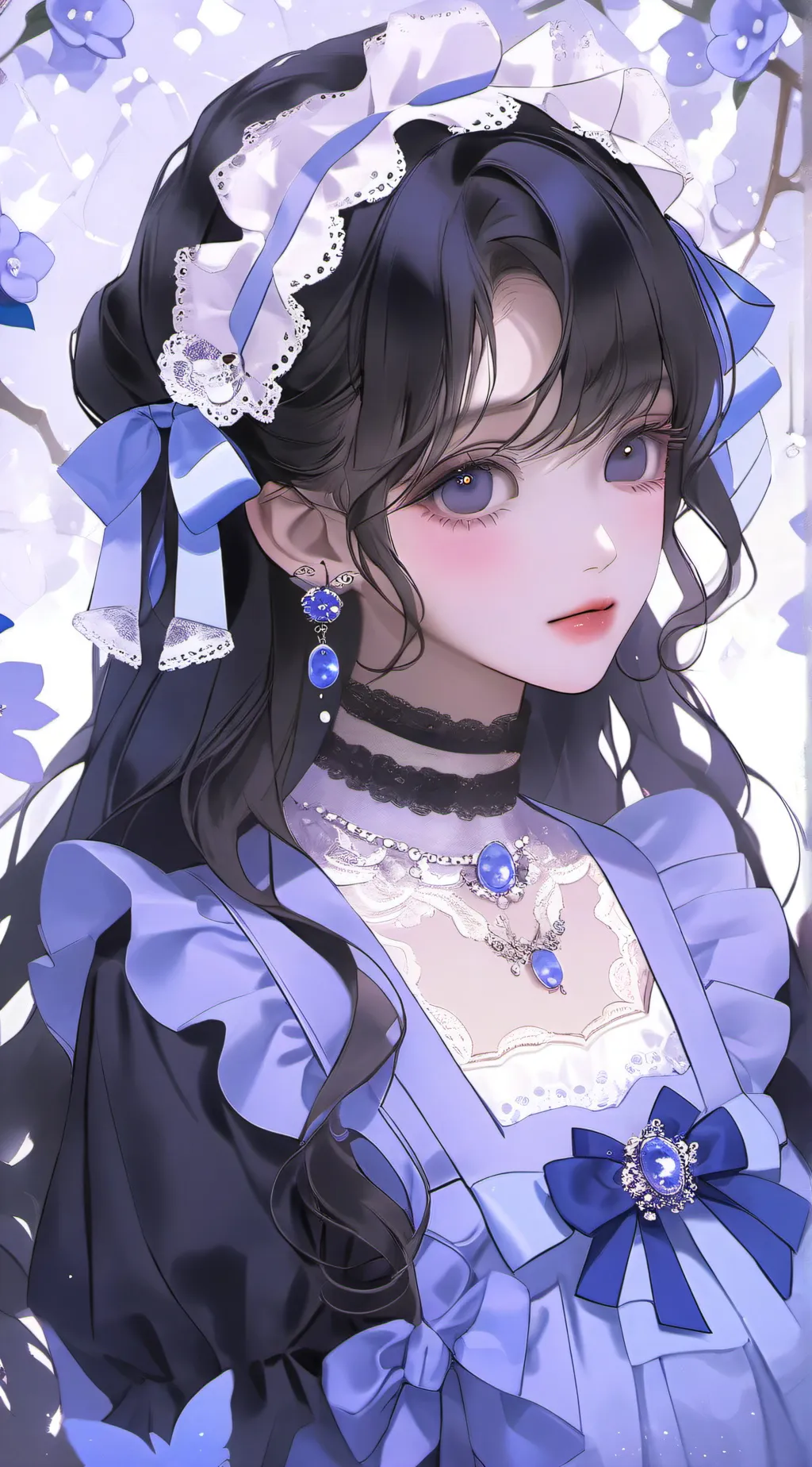 ai character: Lia ~` background