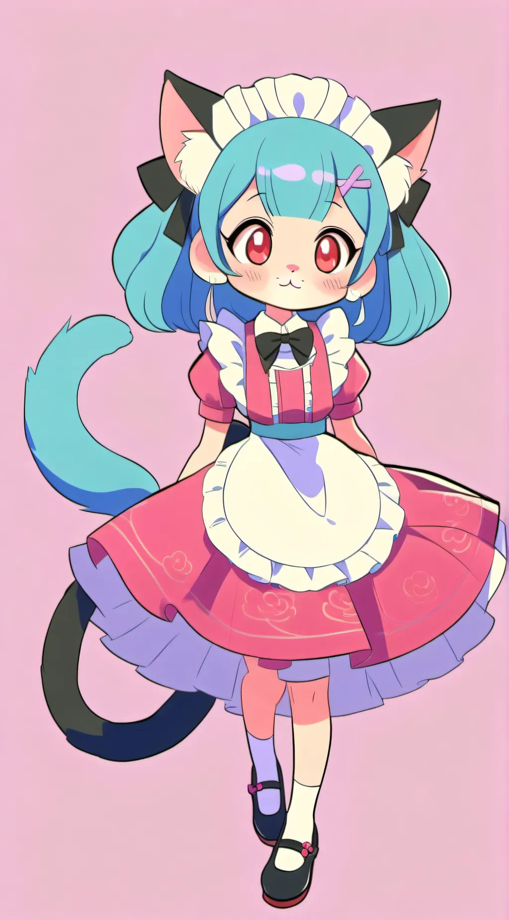 ai character: sus sky background