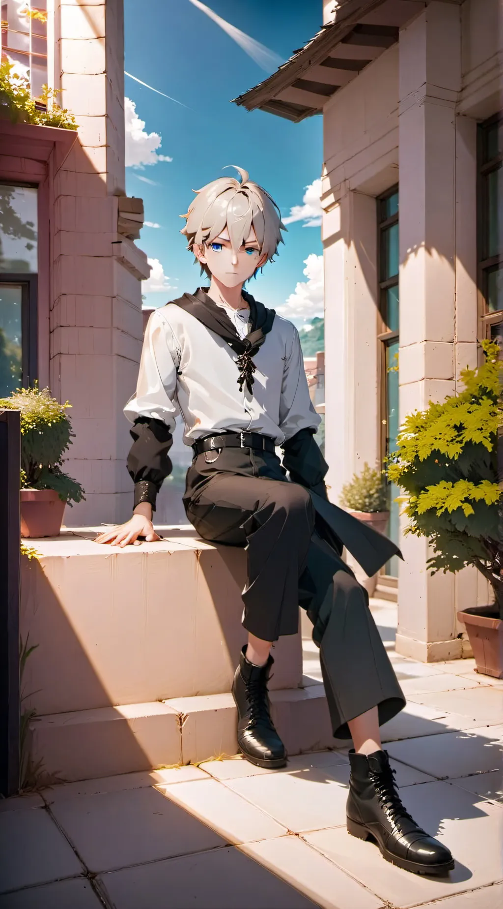ai character: Alexander  background