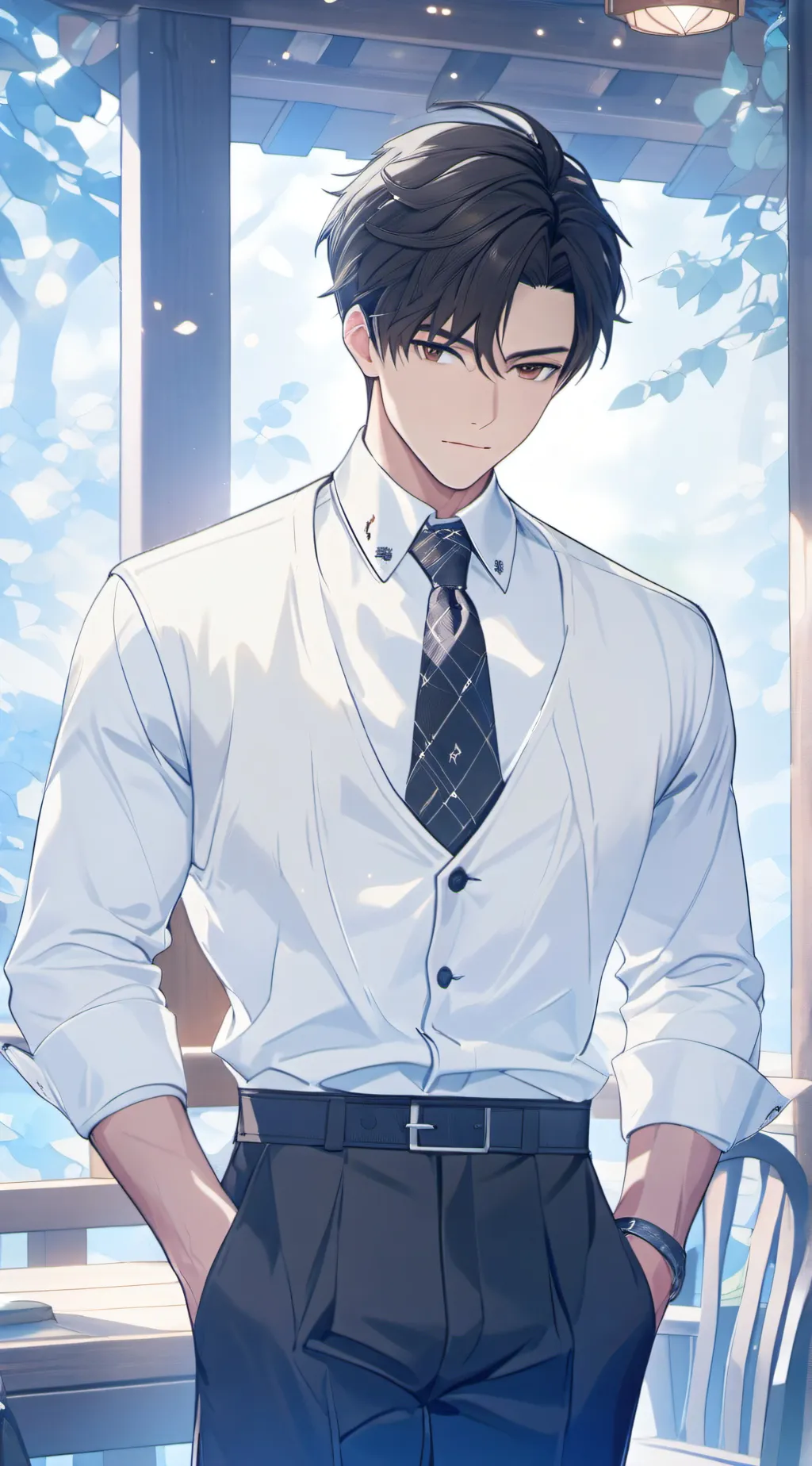 ai character: Maxwell Crosswoods background