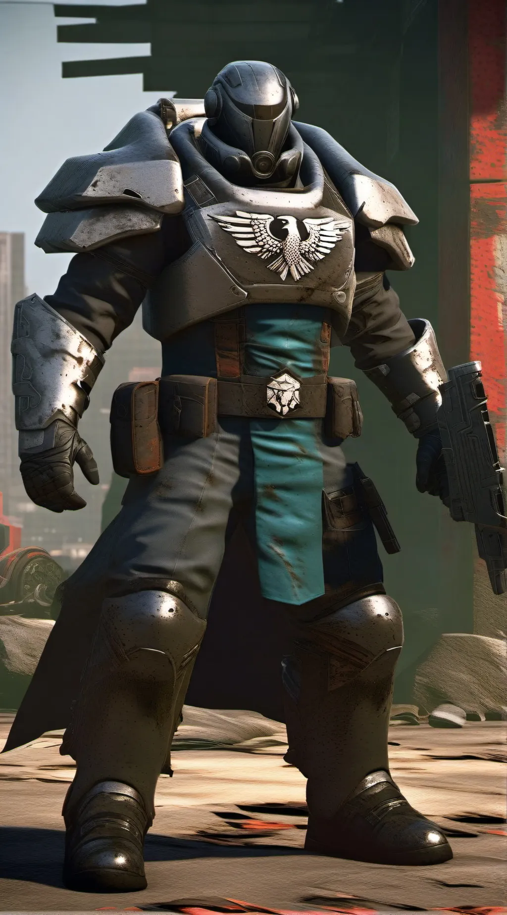 ai character: Paladin Danse background