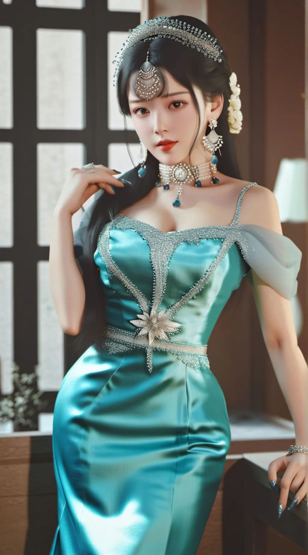 ai character: 女皇帝 background