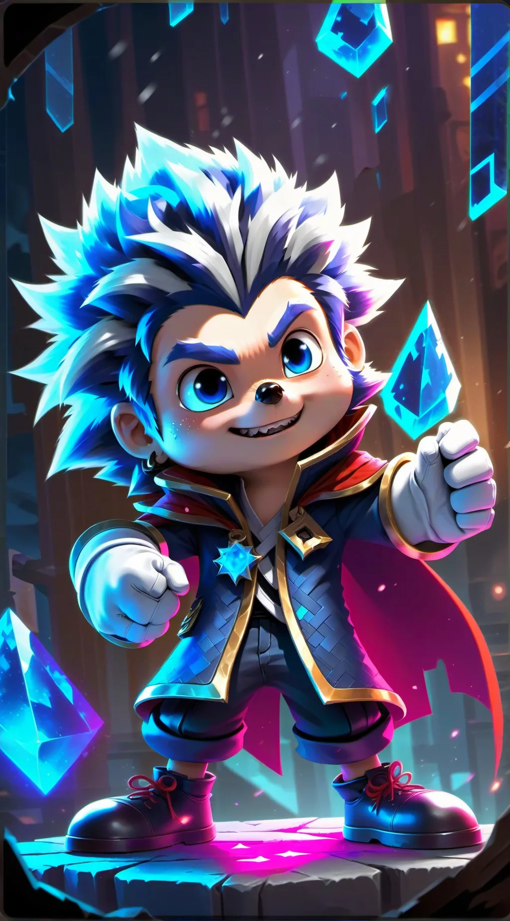 ai character: Sonic exe background