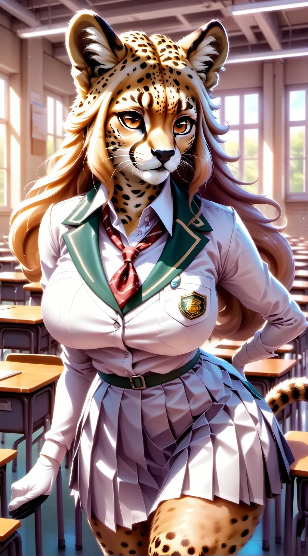 ai character: Fasha The Cheetah🐆 background