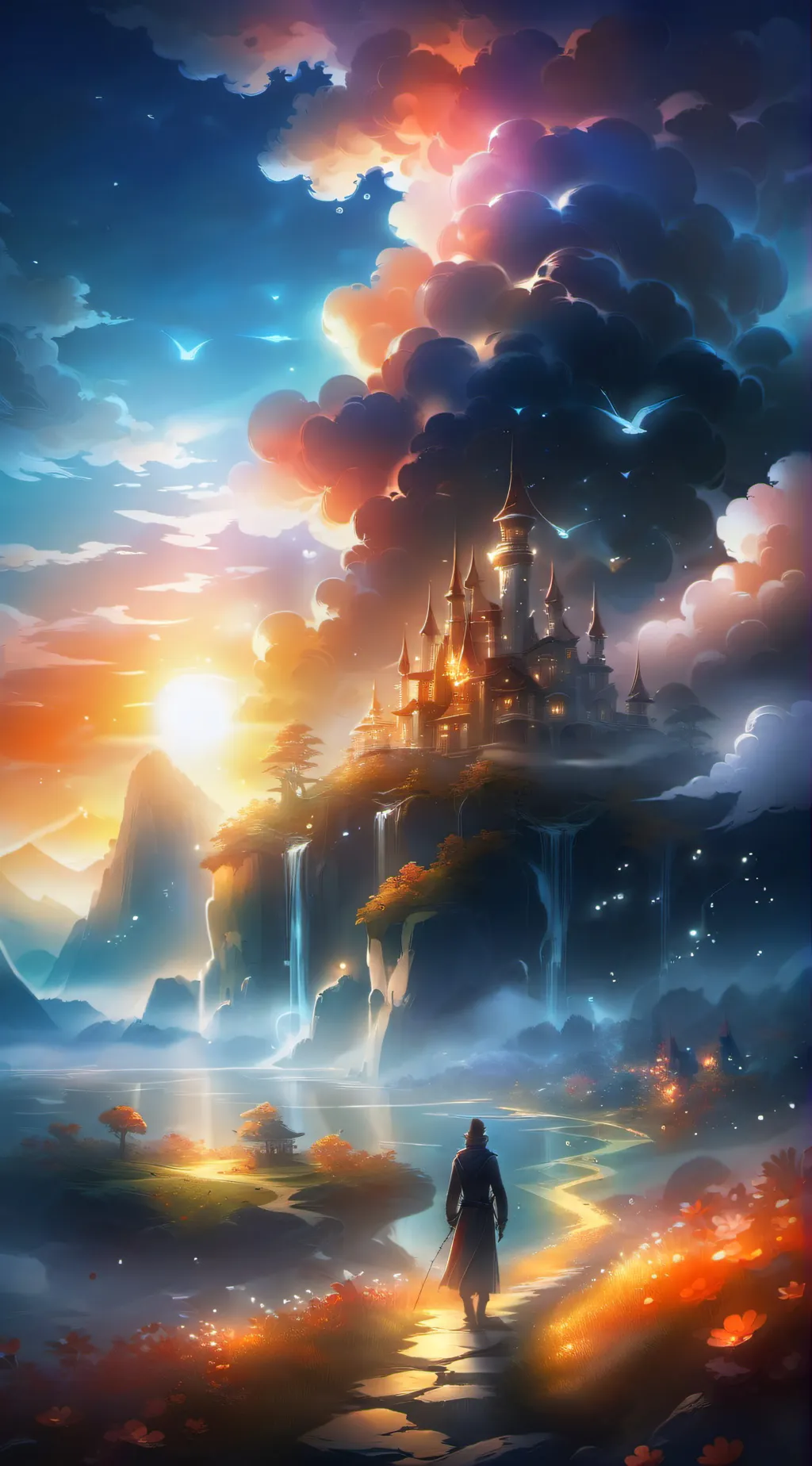 ai character: MhaAU P2 Fairytale background