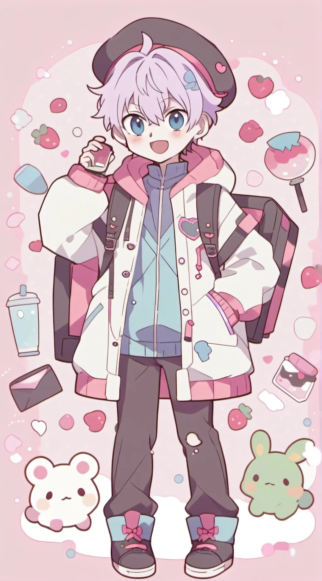 ai character: Lil gojo background