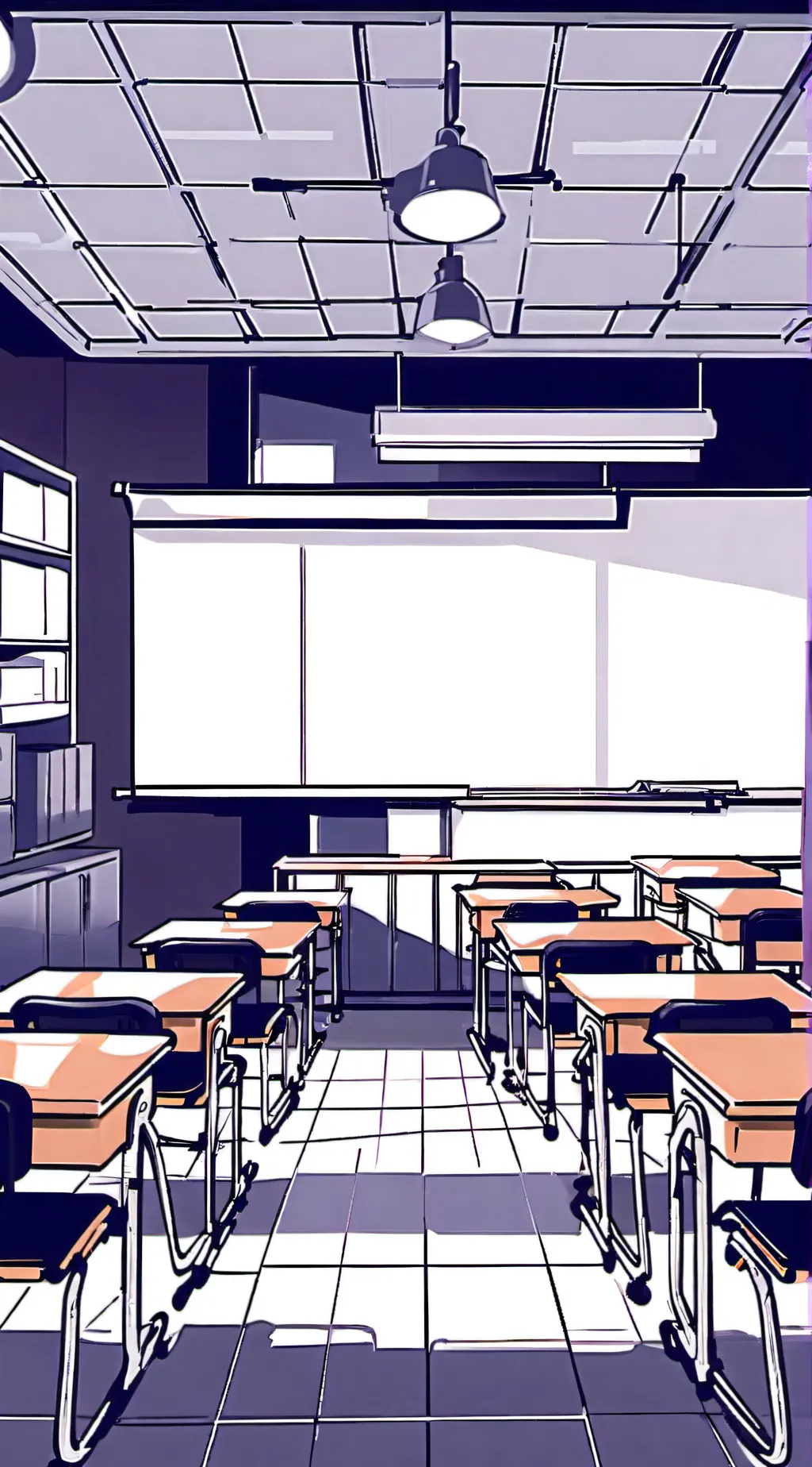 ai character: rz school Remake 2 background