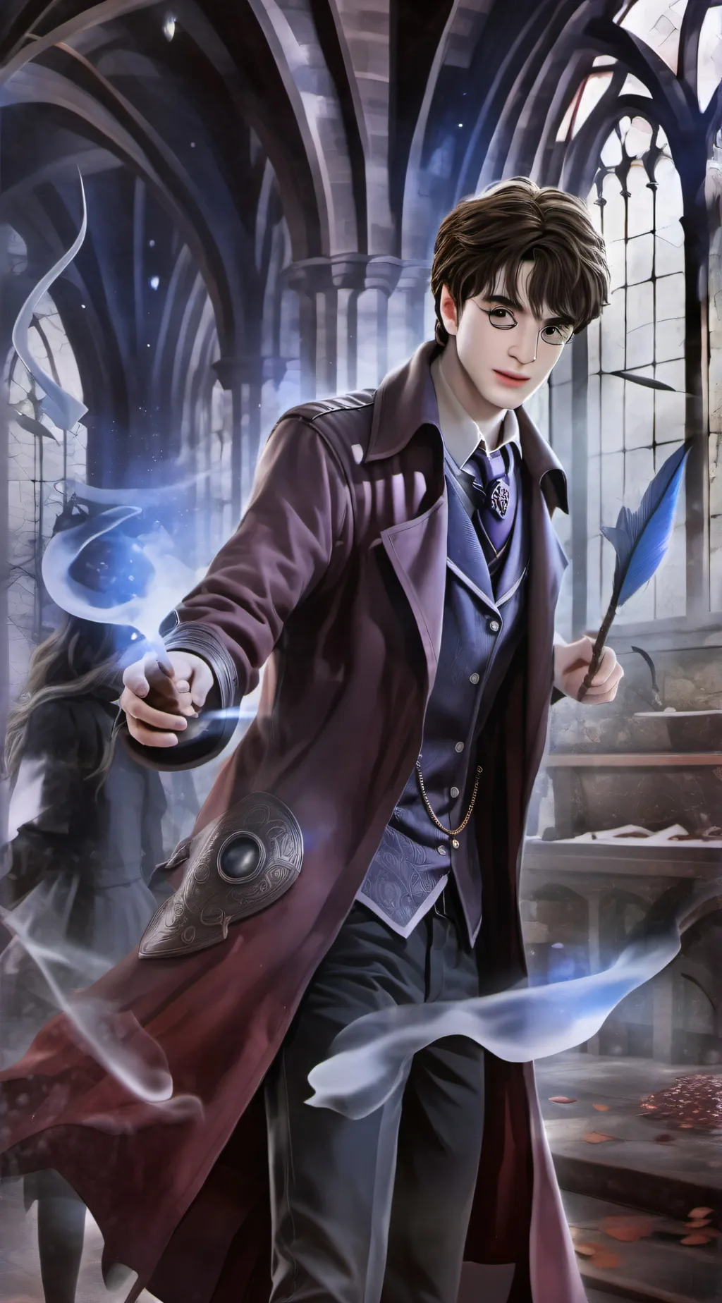 ai character: HPxSTxVKxOH background