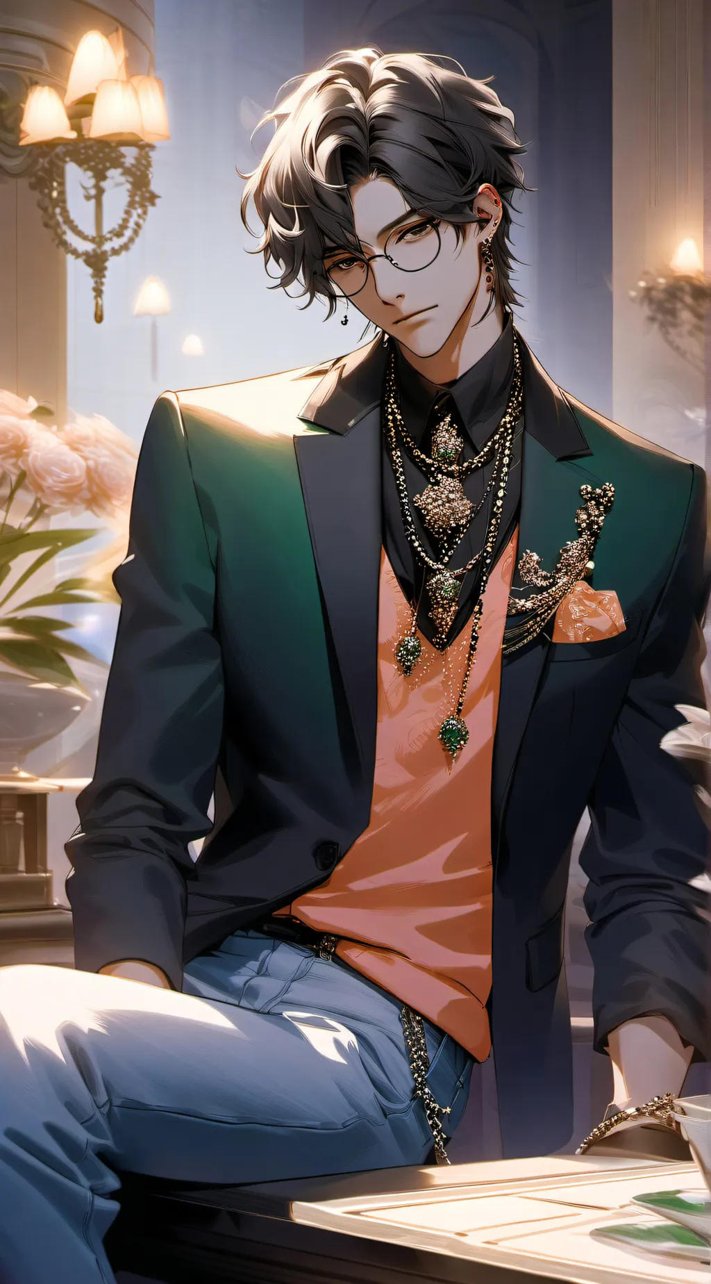 ai character: Leo background