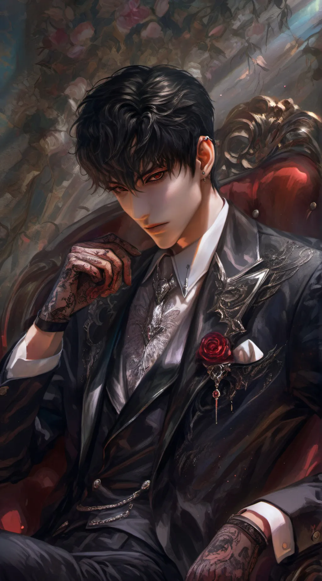 ai character: Ashton  background