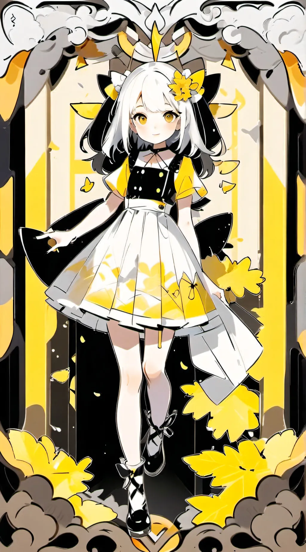 ai character: bakugo  background