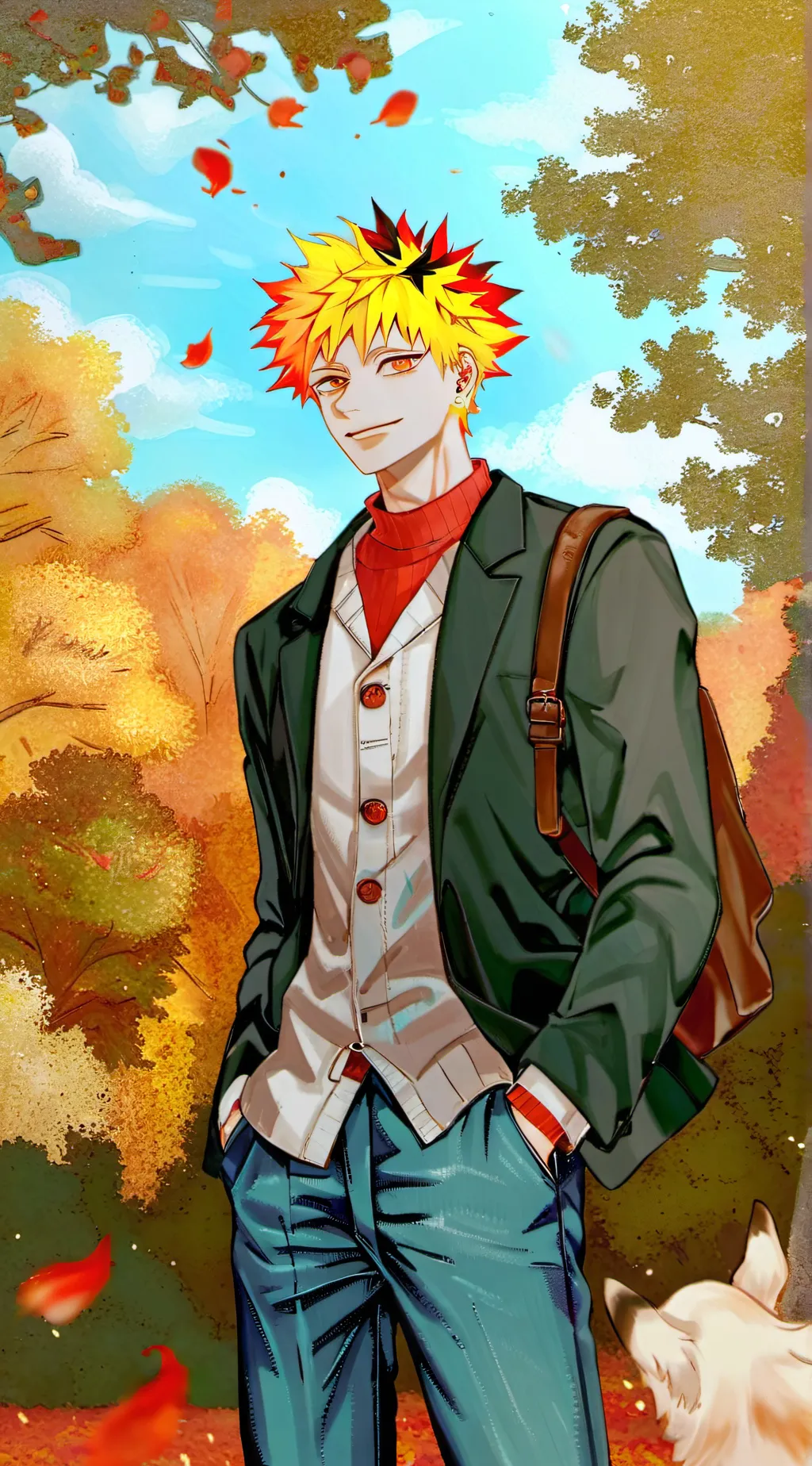 ai character: Las almas gemelMHA background