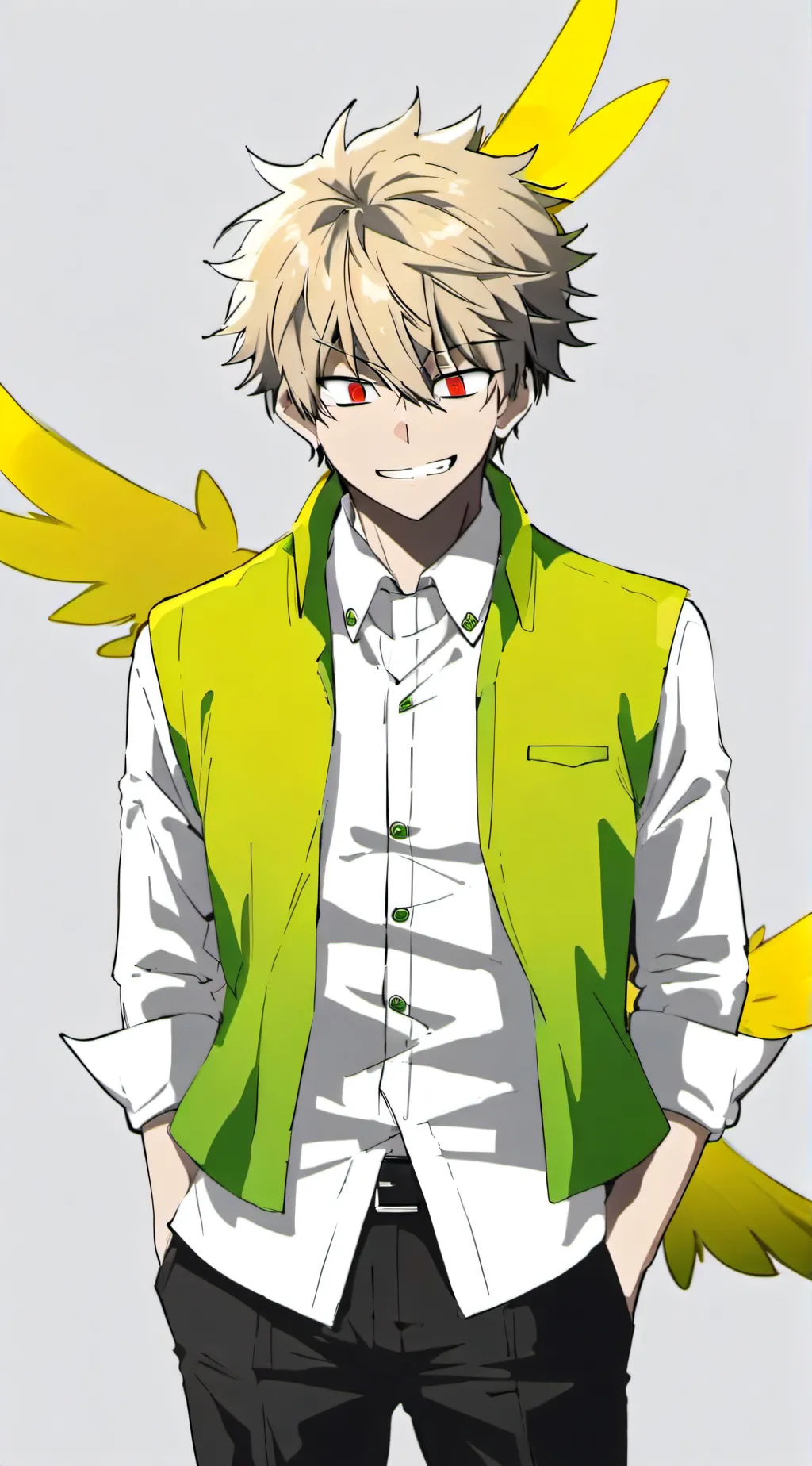 ai character: izuku midoria  background