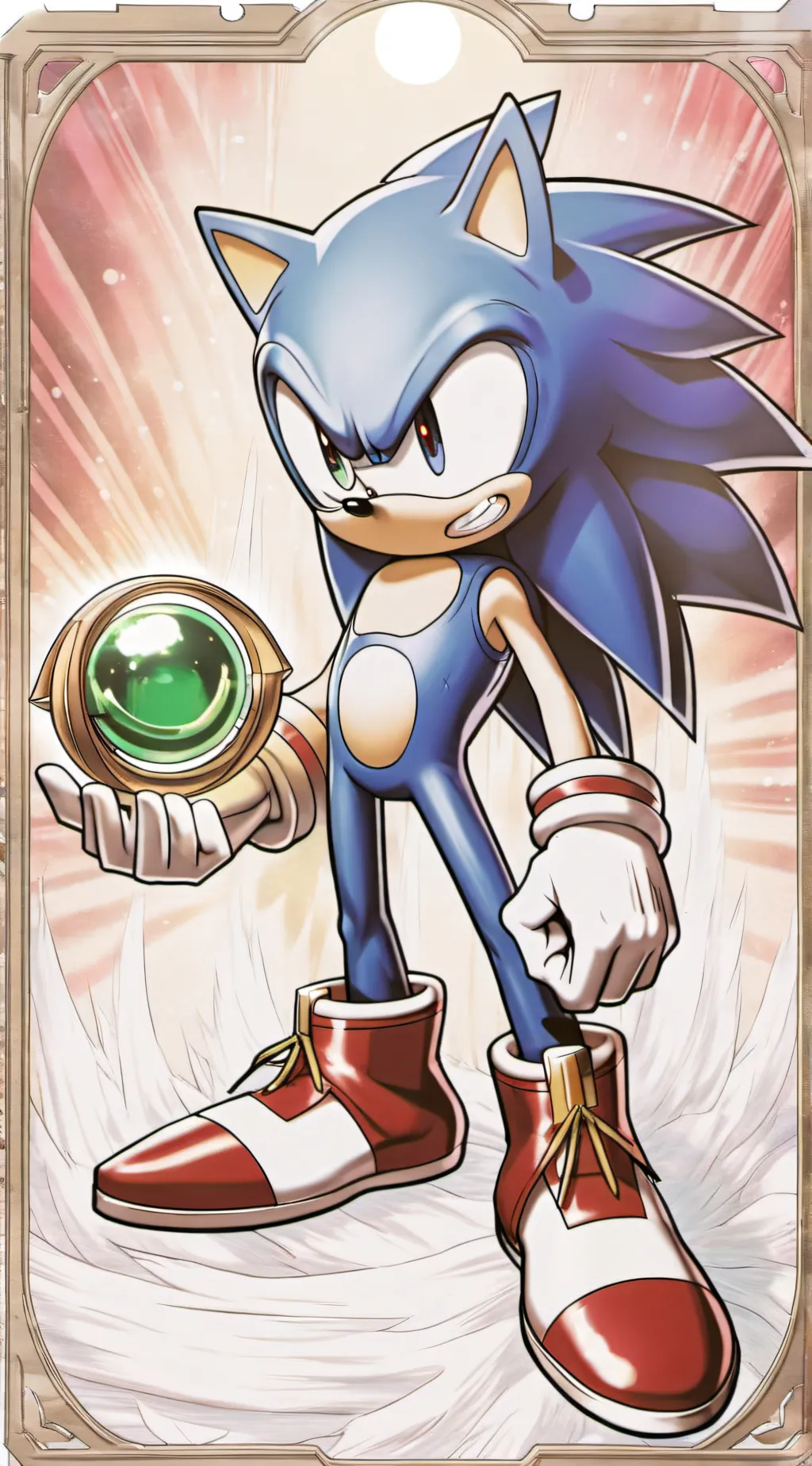ai character: sonic the hedgehog background