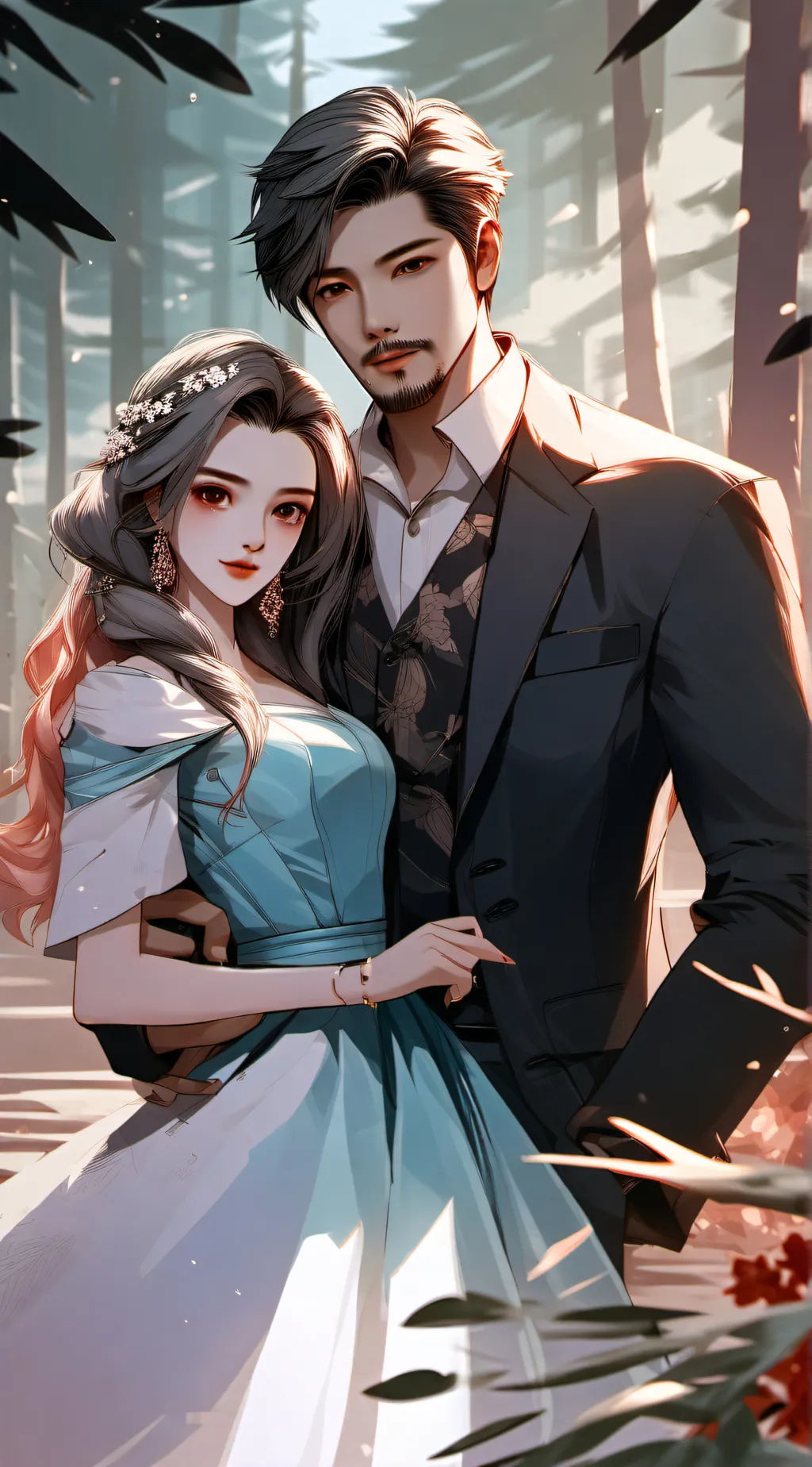 ai character: Axel  background